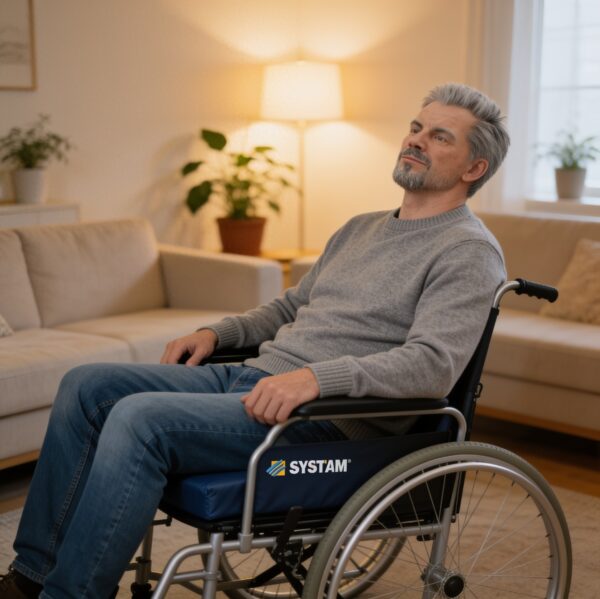 Bedsore Cushion | Pressure Sore Cushion | Pressure Relief Cushions | Medical Cushion for Chair and Wheelchair | Mixte Cushion (Gel + Foam) | for Medium Risk Patient | Premium Quality | Made in France | 40 x 40 x 6 cm | SYSTAM P314C Bedsore Cushion | Pressure Sore Cushion | Pressure Relief Cushions | Medical Cushion for Chair and Wheelchair | Mixte Cushion (Gel + Foam) | for Medium Risk Patient | Premium Quality | Made in France | 40 x 40 x 6 cm | SYSTAM P314C
