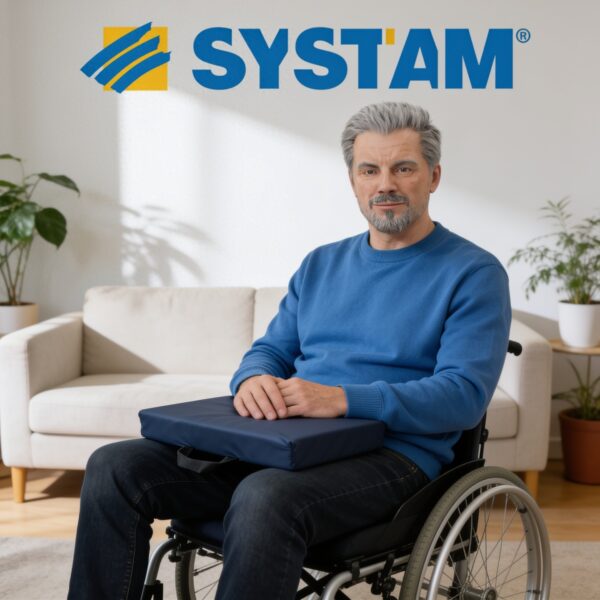 Bedsore Cushion | Pressure Sore Cushion | Pressure Relief Cushions | Medical Cushion for Chair and Wheelchair | Mixte Cushion (Gel + Foam) | for Medium Risk Patient | Premium Quality | Made in France | 40 x 40 x 6 cm | SYSTAM P314C Bedsore Cushion | Pressure Sore Cushion | Pressure Relief Cushions | Medical Cushion for Chair and Wheelchair | Mixte Cushion (Gel + Foam) | for Medium Risk Patient | Premium Quality | Made in France | 40 x 40 x 6 cm | SYSTAM P314C