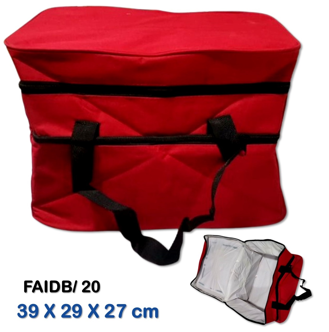 صندوق الاسعافات الاولية قماش 39 × 29 × 27 سم First Aid Box Fabric 39 X 29 X 27 cm FAIDB20