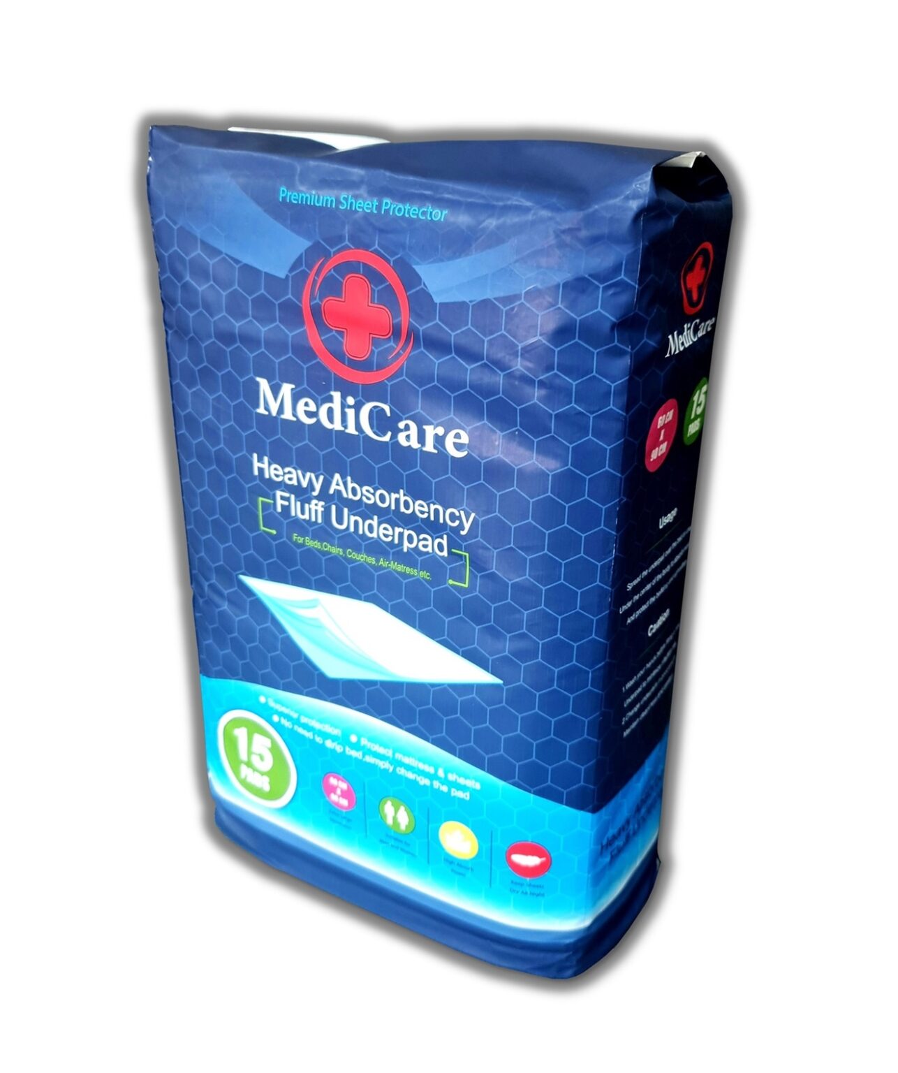 Draw Sheet Over Bed Sheet Disposable Underpads 60 x 90cm 15 Pcs