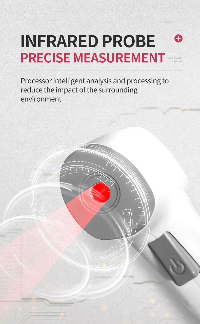 جهاز قياس درجة الحرارة بدون تلامس (LED) من خلال الجبين No Contact Thermometer Contec TP500 11