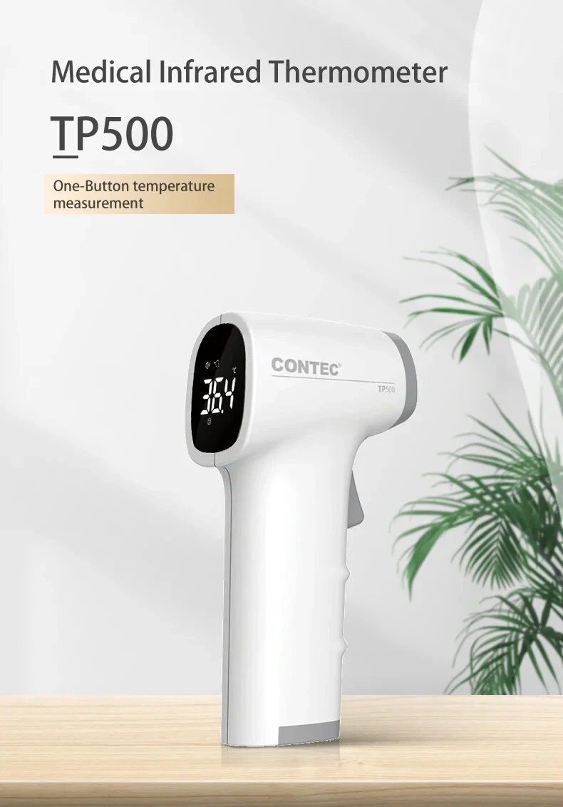 جهاز قياس درجة الحرارة بدون تلامس (LED) من خلال الجبين No Contact Thermometer Contec TP500 7