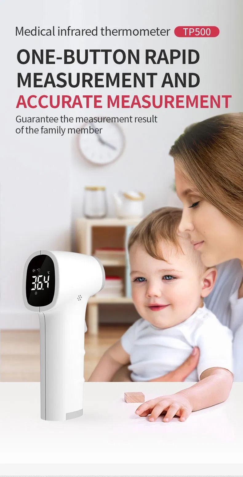 جهاز قياس درجة الحرارة بدون تلامس (LED) من خلال الجبين No Contact Thermometer Contec TP500 9