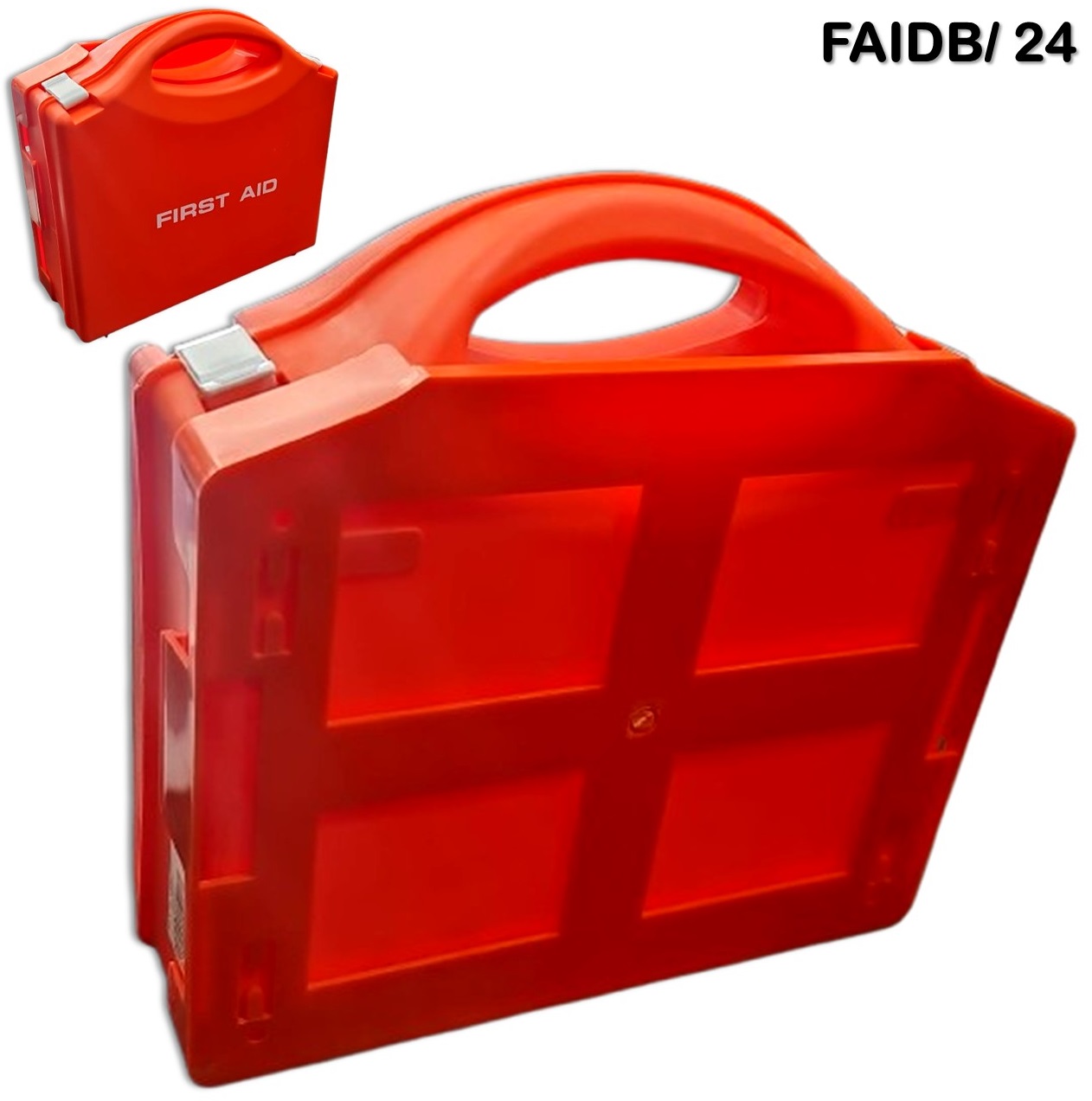 صندوق الاسعافات الاولية بلاستيك 26 × 20 × 9 سم First Aid Box Plastic 26 X 20 X 9 cm FAIDB24 3