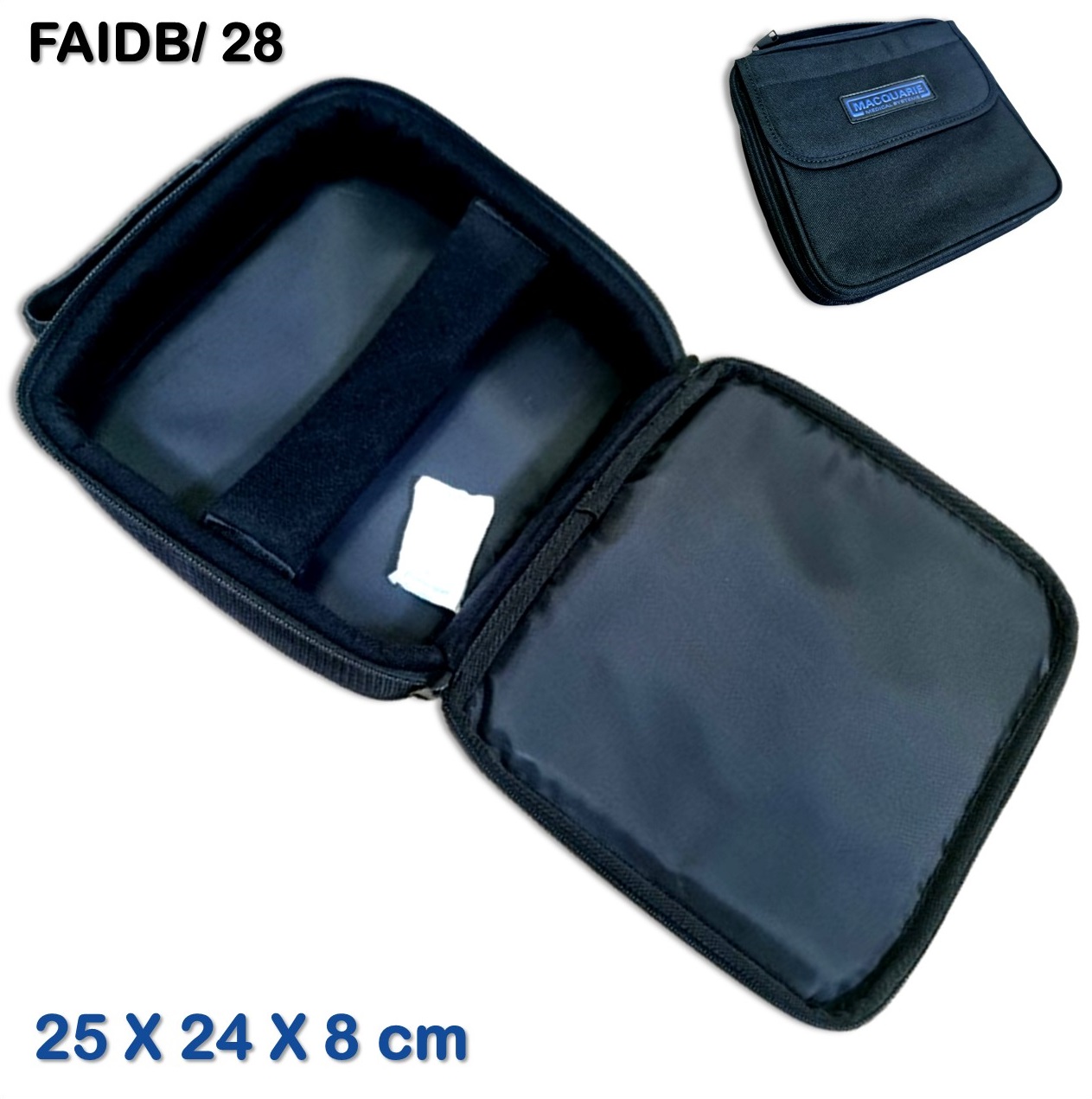 صندوق الاسعافات الاولية قماش 25 × 24 × 8 سم First Aid Box Fabric 25 X 24 X 8 cm MACQUARIE FAIDB28 2