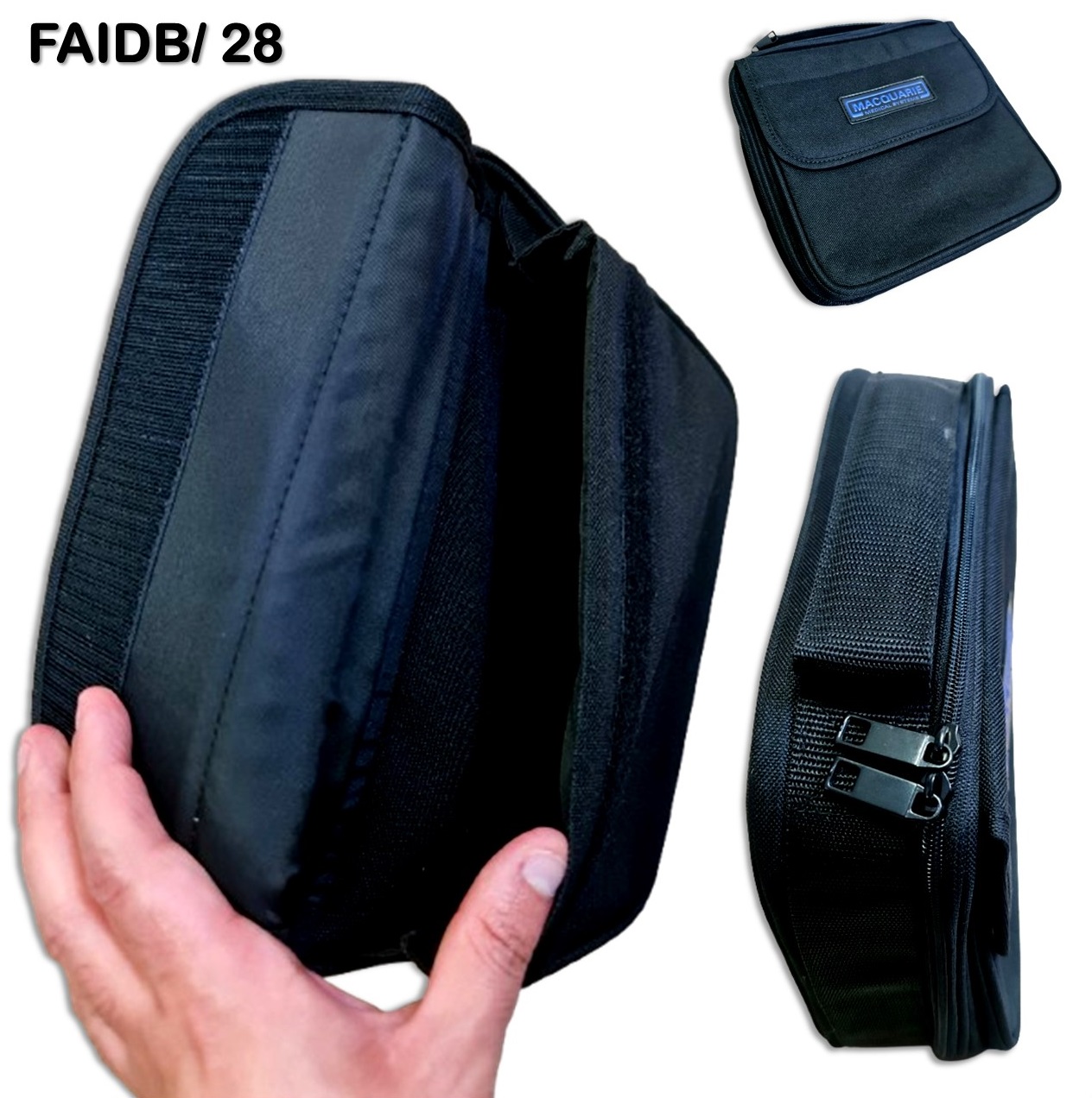 صندوق الاسعافات الاولية قماش 25 × 24 × 8 سم First Aid Box Fabric 25 X 24 X 8 cm MACQUARIE FAIDB28 3