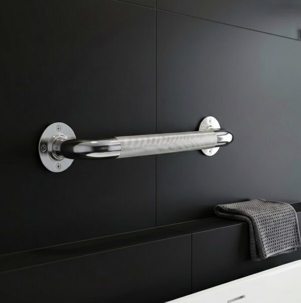 Bathroom Wall Grab Bars | Stainless Steel | Bath & Shower Grab Bars | 45 cm | Made in Taiwan | TOP-670A/18