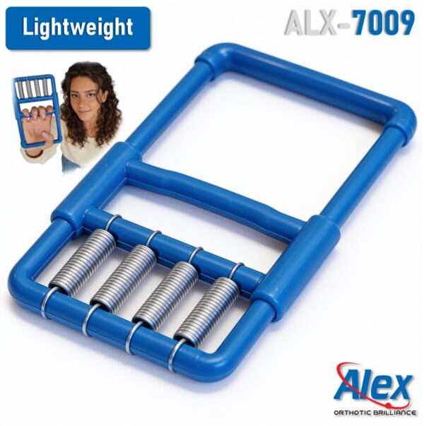 Finger Exerciser | Hand & Finger Exerciser | 4-Springs | Universal | For Men & Women | Made in India | Alex | ALX-7009 Finger Exerciser | Hand & Finger Exerciser | 4-Springs | Universal | For Men & Women | Made in India | Alex | ALX-7009